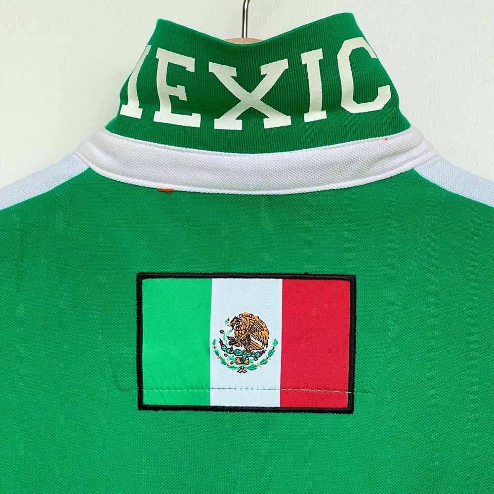 Absolute Rebellion Polo Word Cup Brasil 2014 Mexico Short Sleeve Stretch - Picture 7 of 16